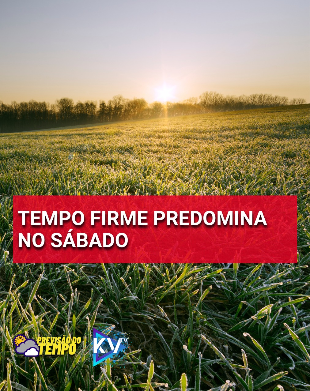 Tempo firme no sábado, chuva retorna no domingo ao RS.