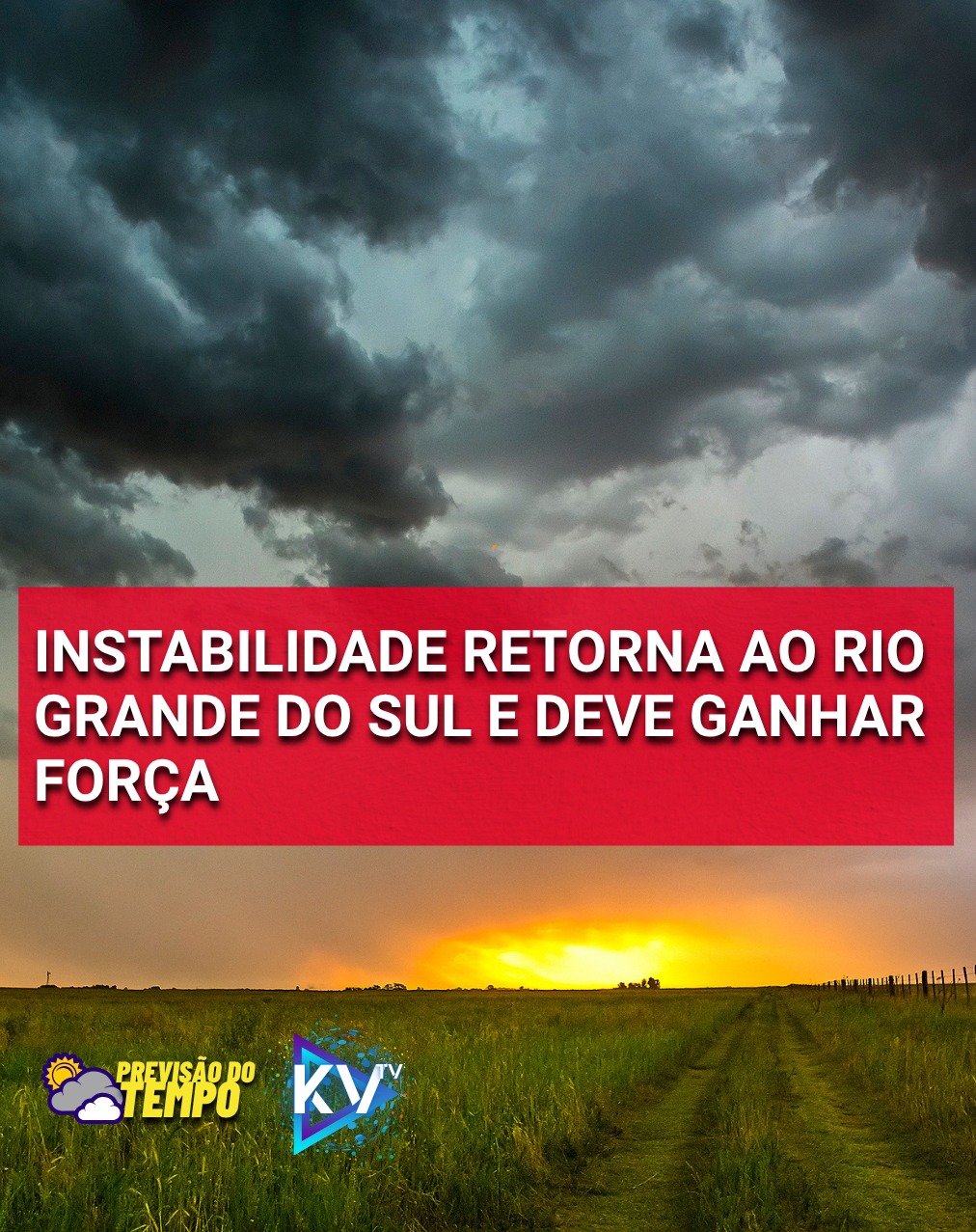 Instabilidade volta ao Rio Grande do Sul e deve se intensificar nos próximos dias