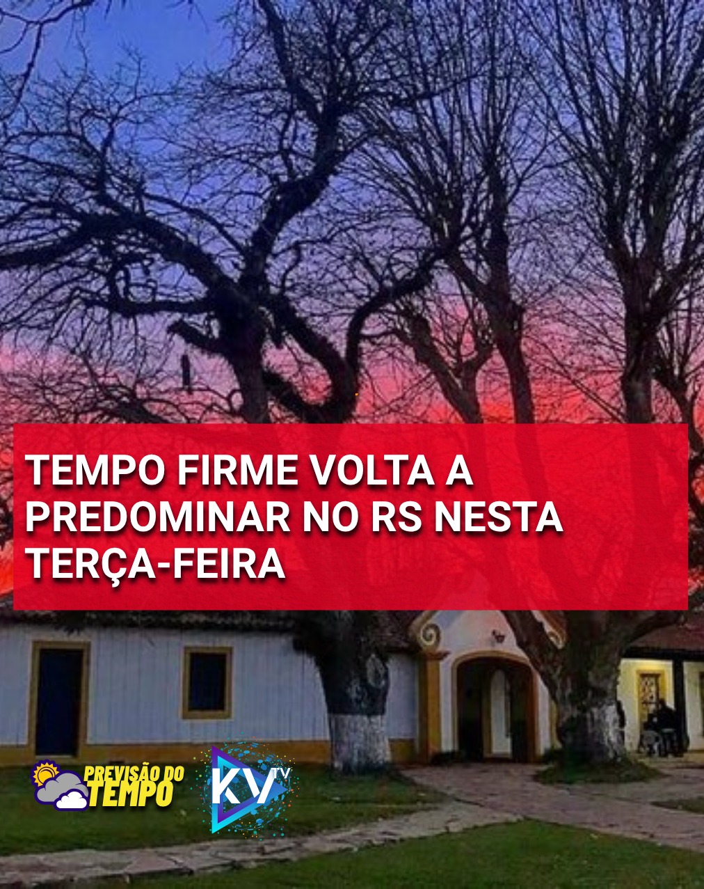Sol Reaparece: Tempo firme predomina no RS nesta terça, mas frio intenso traz chance de geada