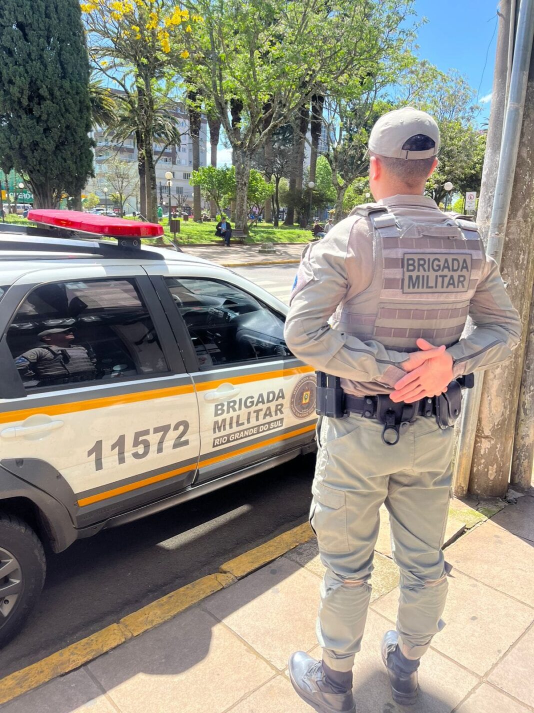 Segurança Reforçada: Brigada Militar intensifica policiamento com Posto Base no centro de Vacaria
