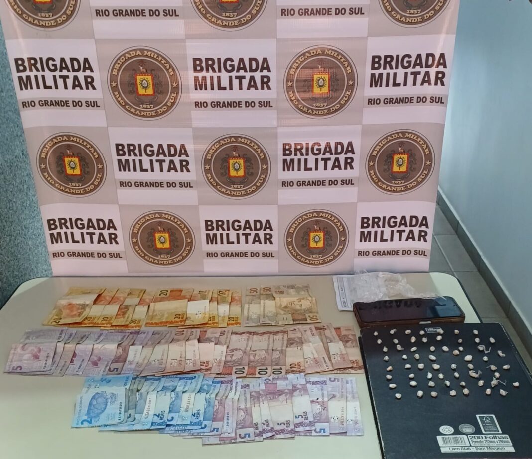 Operação Cerco Fechado: Brigada Militar apreende dupla de adolescentes com 60 porções de crack em Lagoa Vermelha