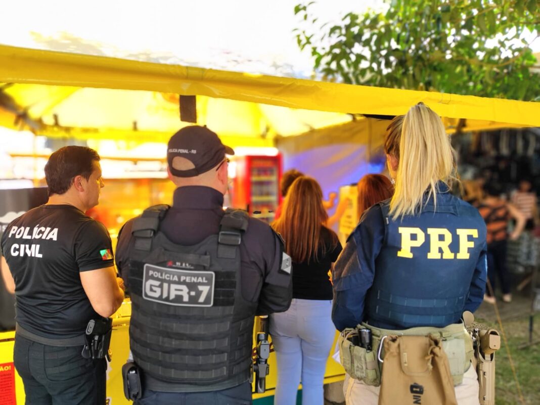 Operação Rodeio realiza ação preventiva contra venda de álcool a menores no Rodeio de Vacaria